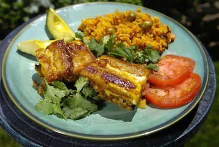 Traditional Puerto Rican Food Dish