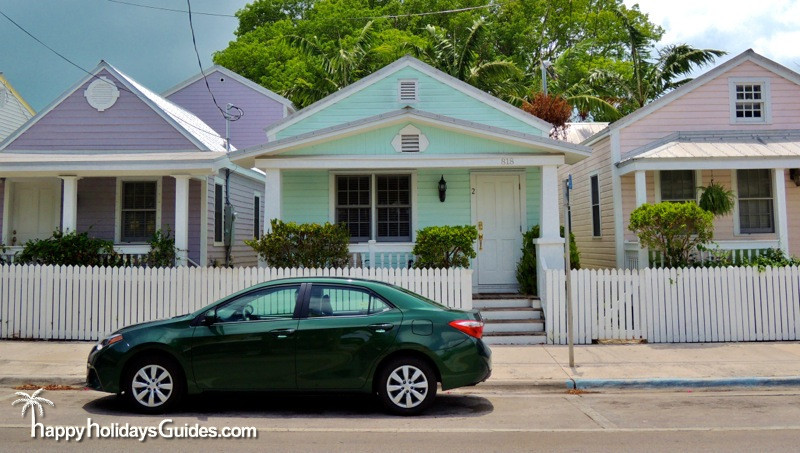 Key West Style Homes Pastel Bungalows