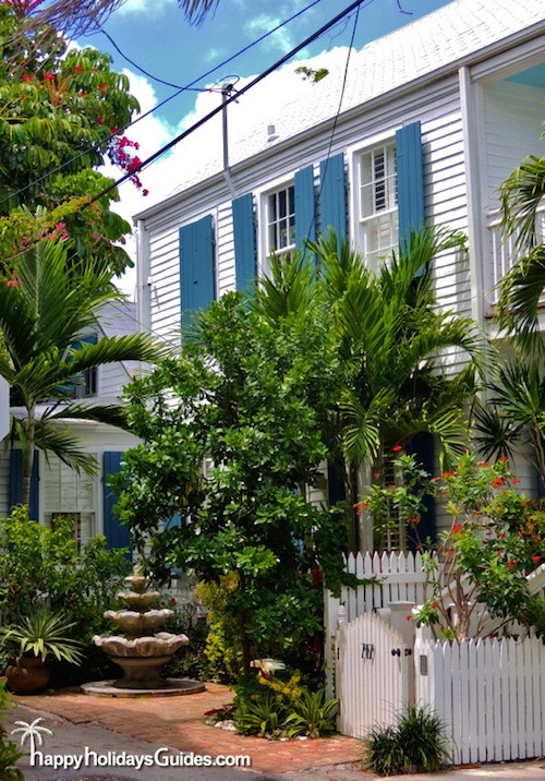 Key West Style Homes Mini Garden