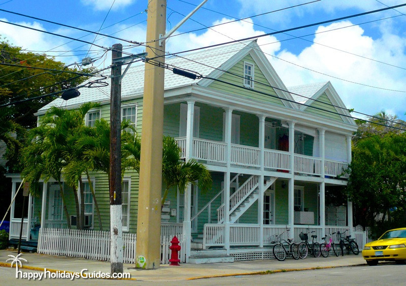 Key West Style Home Green Large Home