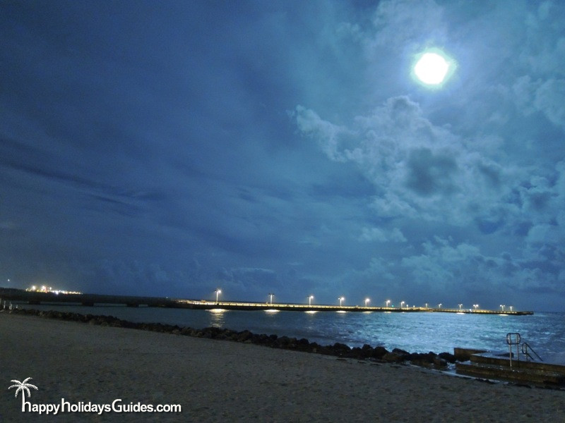 White Street Pier Night Sky