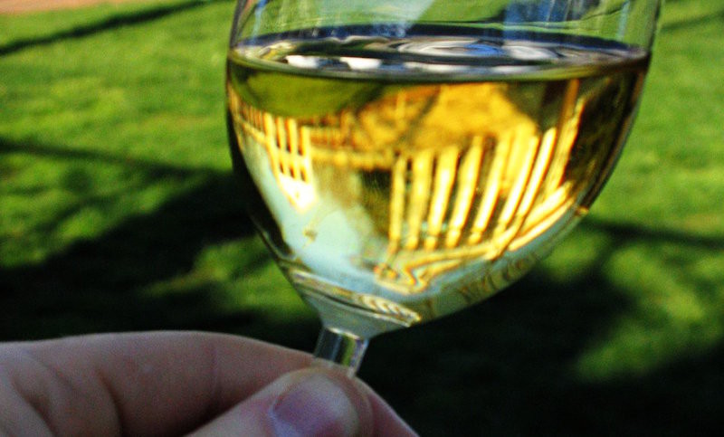 Glass of Chardonnay